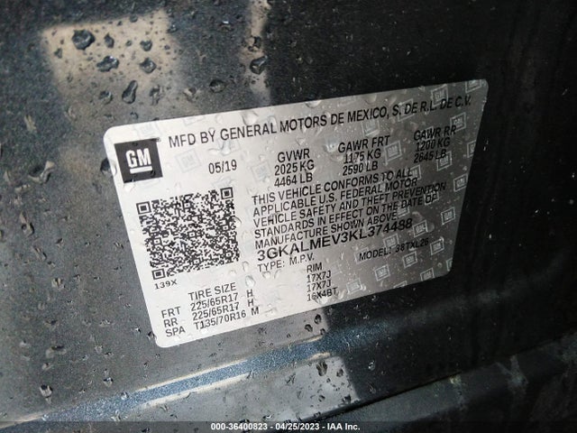 GMC Terrain Sle 2019 3GKALMEV3KL374488 Image 9