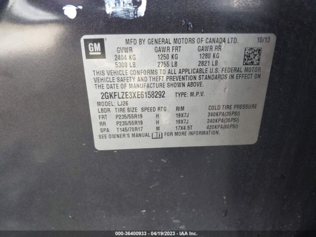 2GKFLZE3XE6158292 GMC Terrain Denali
