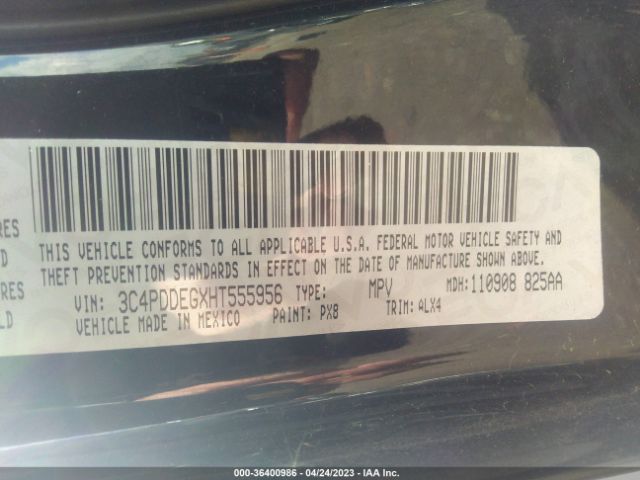 3C4PDDEGXHT555956 Dodge JOURNEY GT