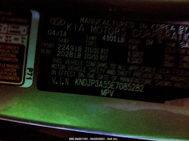KNDJP3A55E7085282 KIA SOUL +