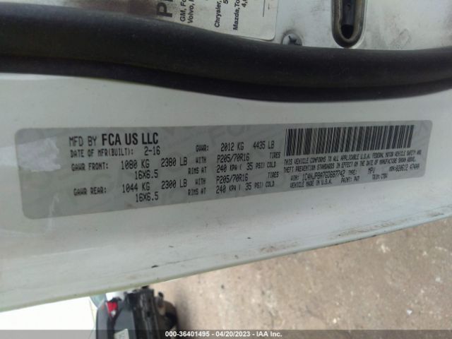 1C4NJPBA7GD687742 Jeep Patriot Sport