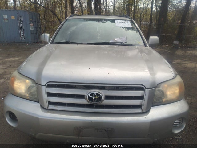 2006 TOYOTA HIGHLANDER VIN: JTEHD21A060043476