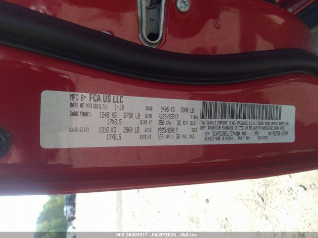 3C4PDCAB3JT274060 Dodge JOURNEY SE