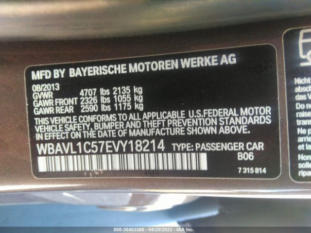 WBAVL1C57EVY18214 BMW X1 Xdrive28i