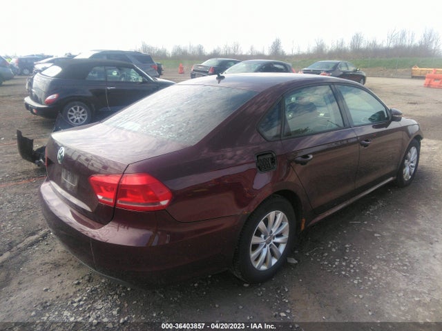 2012 VOLKSWAGEN PASSAT S W/APPEARANCE VIN: 1VWAP7A36CC039886