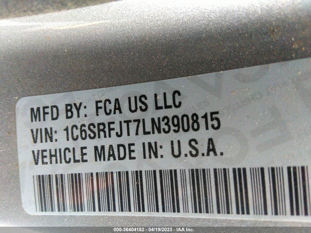 1C6SRFJT7LN390815 RAM 1500 Laramie