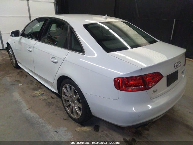 2012 AUDI A4 2.0T PREMIUM PLUS VIN: WAUFFAFL0CN016574