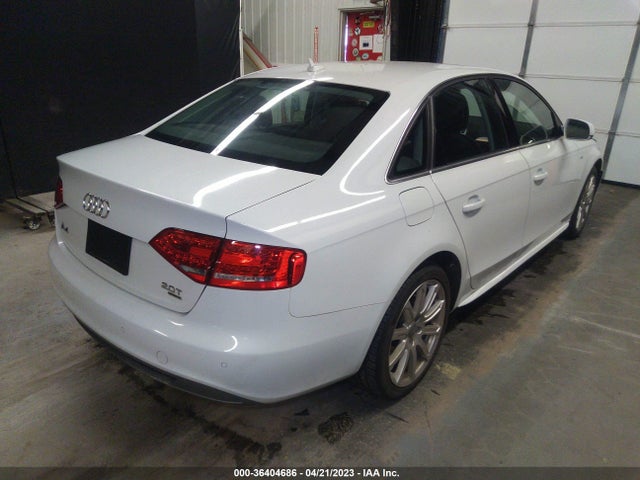 2012 AUDI A4 2.0T PREMIUM PLUS VIN: WAUFFAFL0CN016574