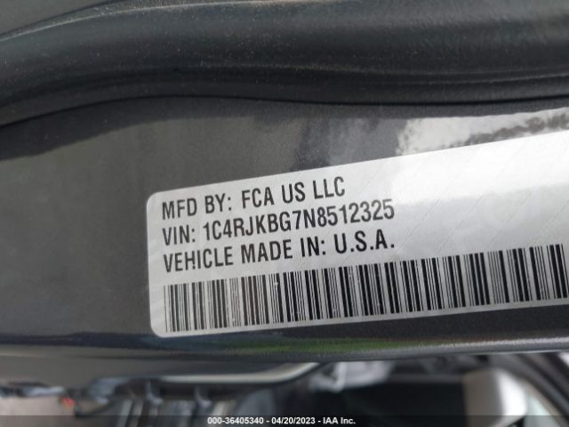 1C4RJKBG7N8512325 Jeep Grand Cherokee L Limited