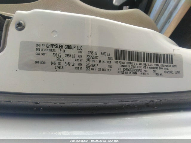 Dodge Grand Caravan Avp/se 2015 2C4RDGBG8FR569711 Image 9