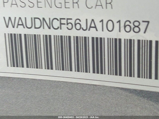 WAUDNCF56JA101687 Audi A5 Sportback Premium
