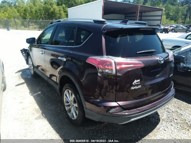 2018 TOYOTA RAV4 LIMITED/PLATINUM VIN: 2T3YFREV8JW456223