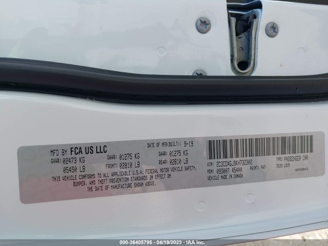 Dodge Charger Scat Pack 2019 2C3CDXGJ9KH732302 Image 9