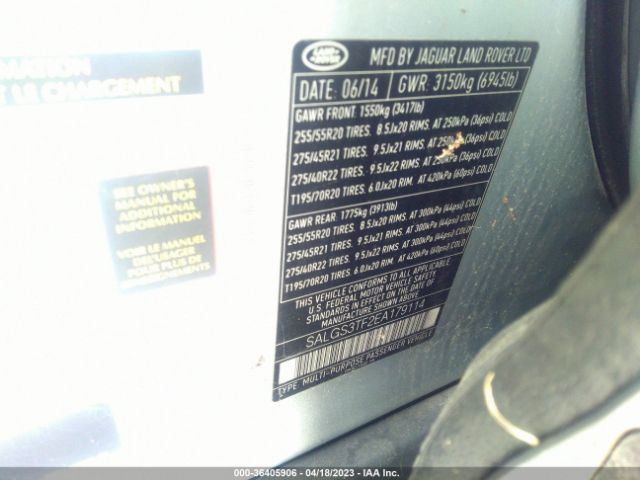 SALGS3TF2EA179114 Land Rover Range Rover Supercharged