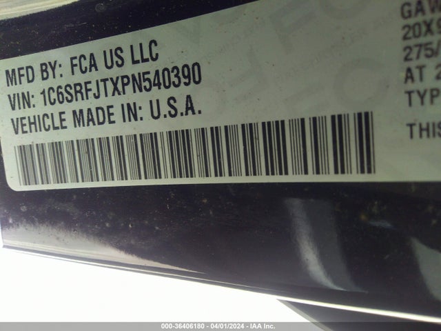 1C6SRFJTXPN540390 RAM 1500 Laramie