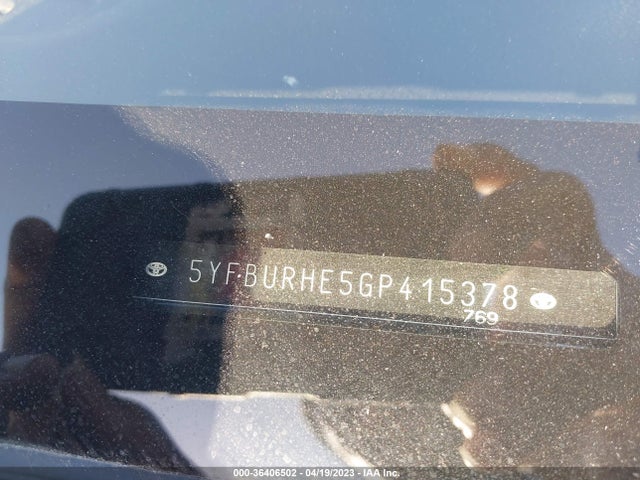 Toyota Corolla L/le/s/s Plus/le Plus 2016 5YFBURHE5GP415378 Image 11