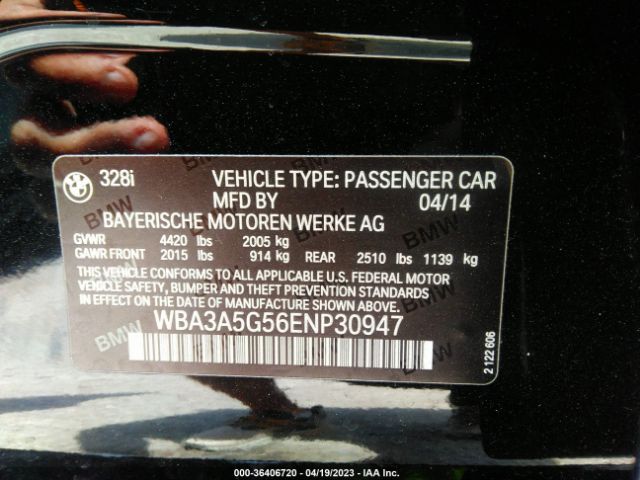 WBA3A5G56ENP30947 BMW 3 Series 328i