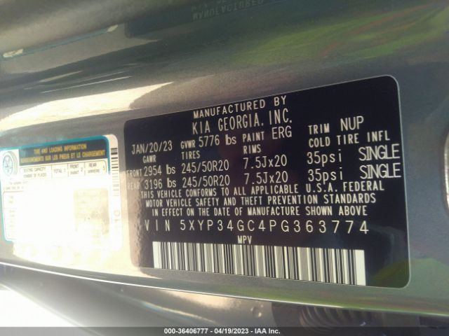 5XYP34GC4PG363774 KIA Telluride Ex