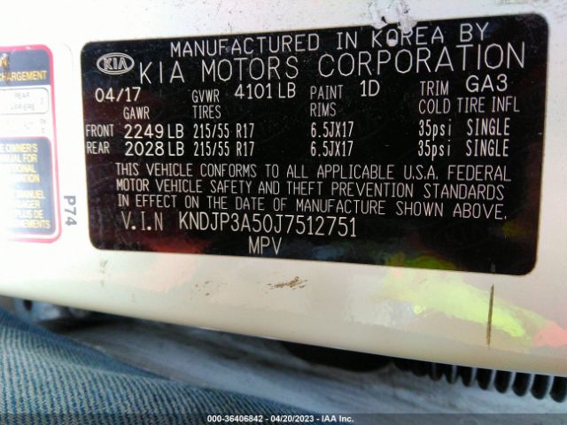 KNDJP3A50J7512751 KIA SOUL +