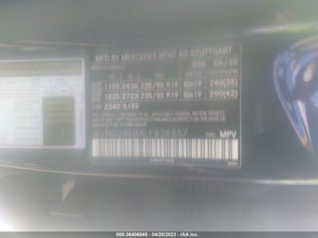 W1N0G8EBXLF838857 Mercedes-Benz Glc Glc 300
