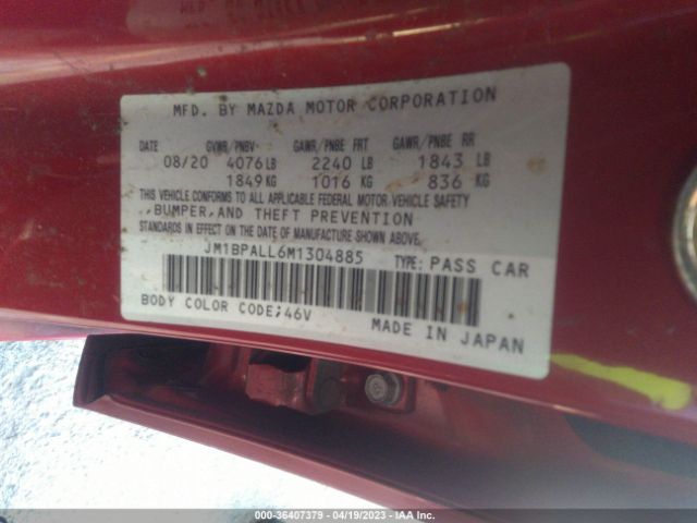 JM1BPALL6M1304885 Mazda Mazda3 Hatchback Preferred