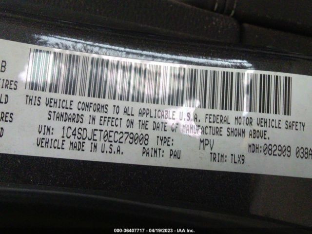 1C4SDJET0EC279008 Dodge Durango Citadel