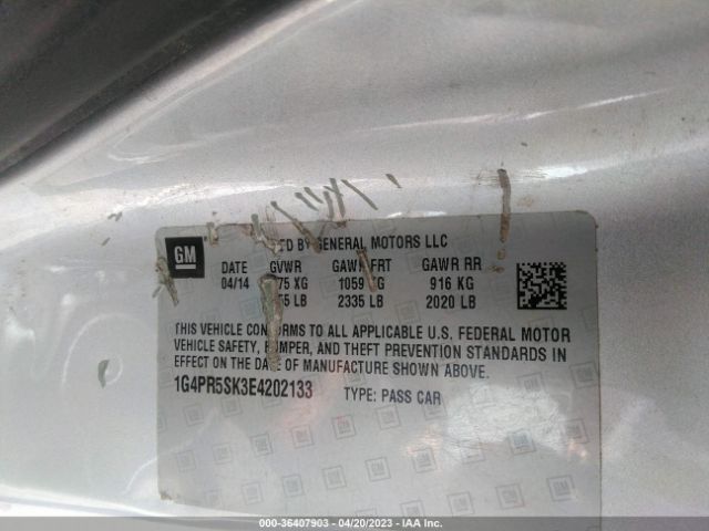 1G4PR5SK3E4202133 Buick Verano Convenience Group
