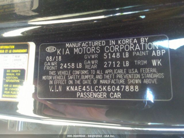 KNAE45LC5K6047888 KIA Stinger Gt1
