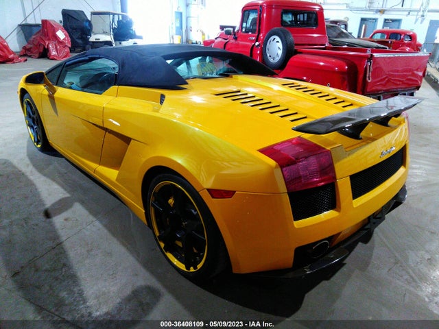 2006 LAMBORGHINI GALLARDO SPYDER VIN: ZHWGU22T66LA03556