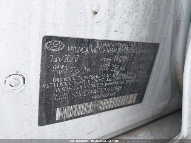 Hyundai SONATA SE 2018 5NPE24AF3JH619898 Image 10