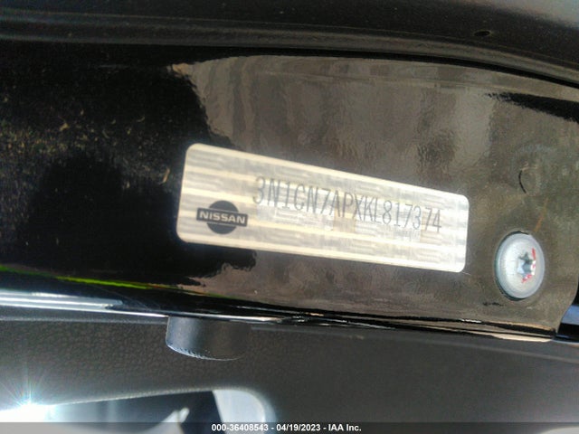 Nissan Versa Sedan S Plus 2019 3N1CN7APXKL817374 Image 10