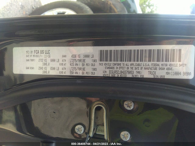 3C6UR5CL8HG579053 RAM 2500 Tradesman