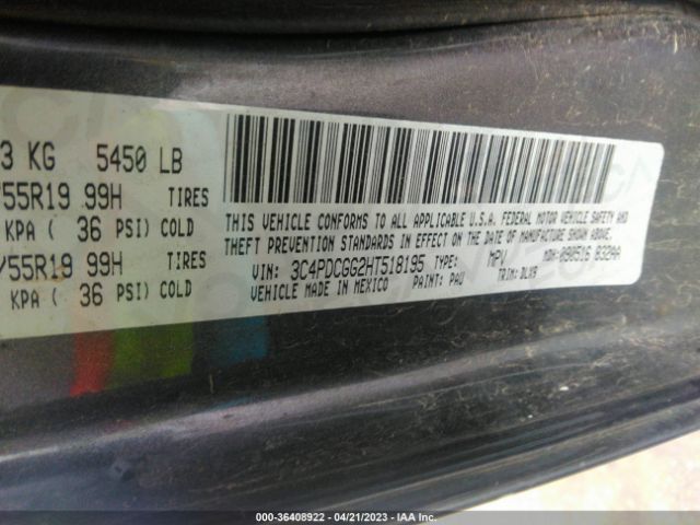 3C4PDCGG2HT518195 Dodge Journey Crossroad Plus