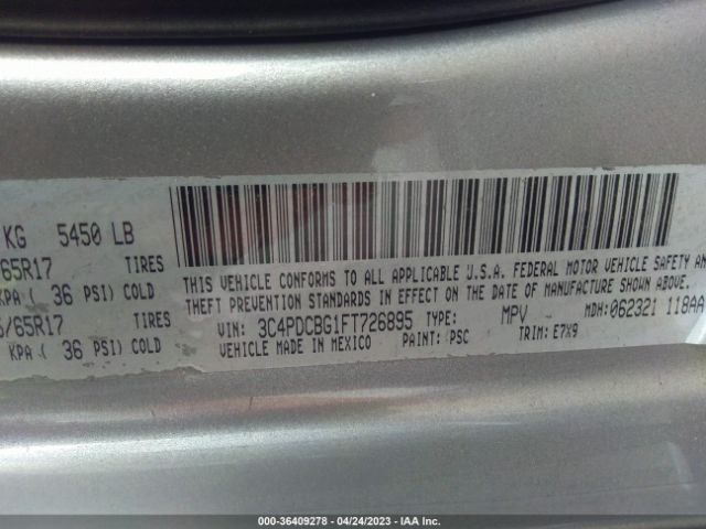 3C4PDCBG1FT726895 Dodge Journey Sxt
