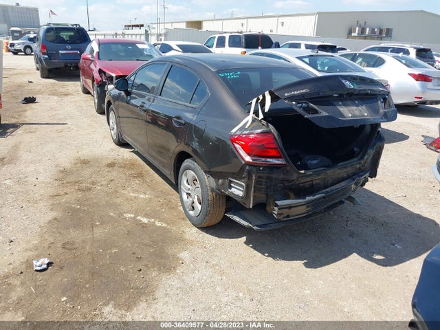 2013 HONDA CIVIC SDN LX VIN: 2HGFB2F56DH551491
