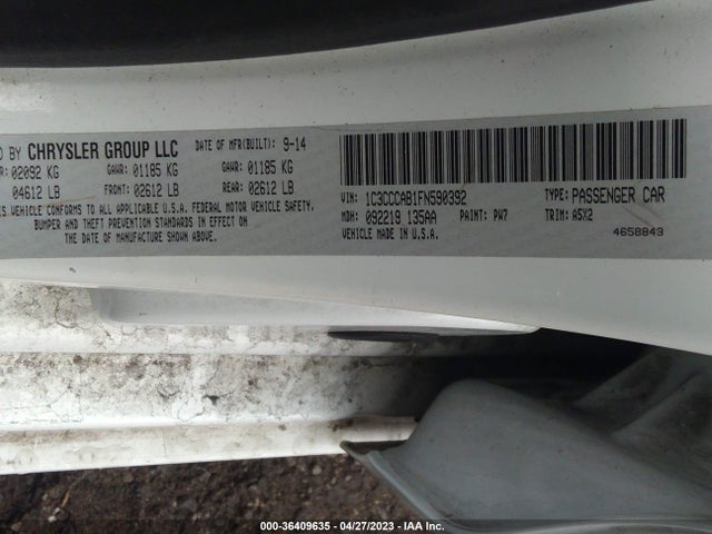 1C3CCCAB1FN590392 Chrysler 200 Limited