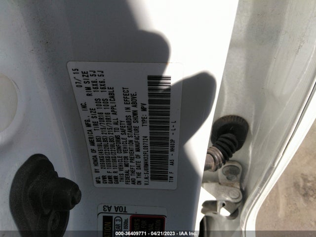 Honda CR-V LX 2015 5J6RM4H32FL097124 Image 9