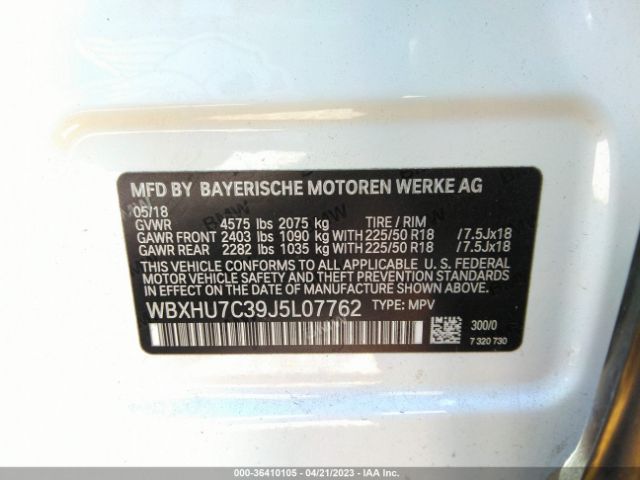 WBXHU7C39J5L07762 BMW X1 Sdrive28i