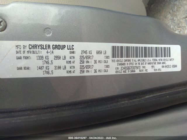 2C4RDGBG7ER375072 Dodge Grand Caravan Se