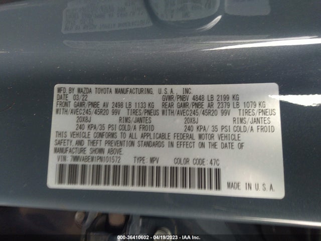 Mazda Cx-50 2.5 S Premium Plus 2023 7MMVABEM1PN101572 Image 10