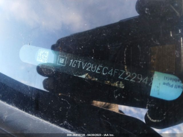 1GTV2UEC4FZ229487 GMC Sierra 1500 Sle
