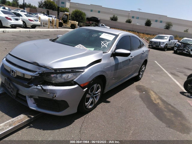 Honda Civic Sedan Lx 2017 2HGFC2F54HH516564 Image 2