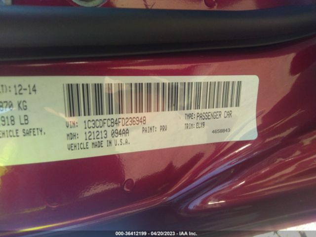 1C3CDFCB4FD236948 Dodge Dart Limited