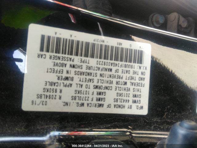 Acura TLX 2016 19UUB1F34GA009230 Image 9