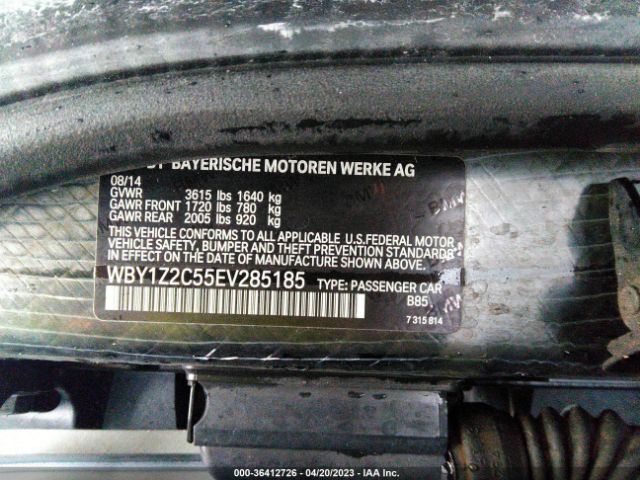 WBY1Z2C55EV285185 BMW I3