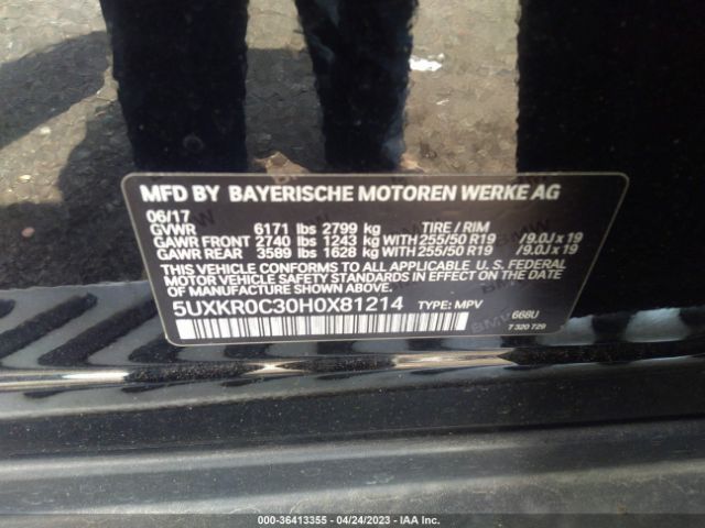 5UXKR0C30H0X81214 BMW X5 Xdrive35i