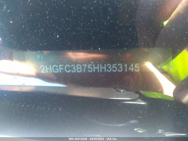 Honda Civic Coupe Ex-l 2017 2HGFC3B75HH353145 Image 9