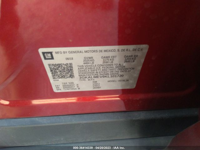 3GKALMEV9KL101720 GMC Terrain Sle