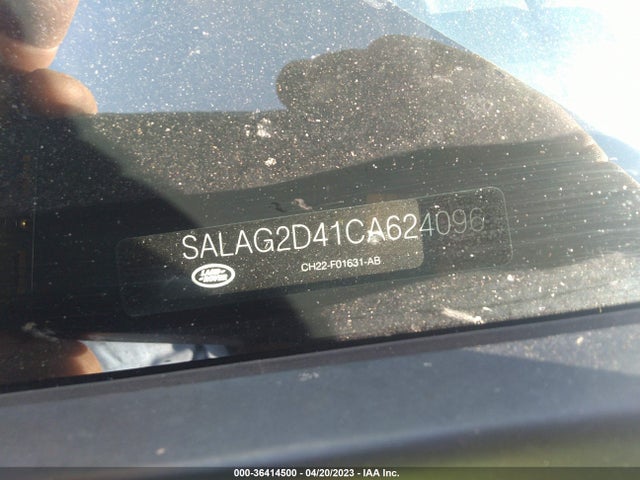 36414500 :رقم المزاد ، SALAG2D41CA624096 vin ، 2012 Land Rover Lr4 Hse مزاد بيع