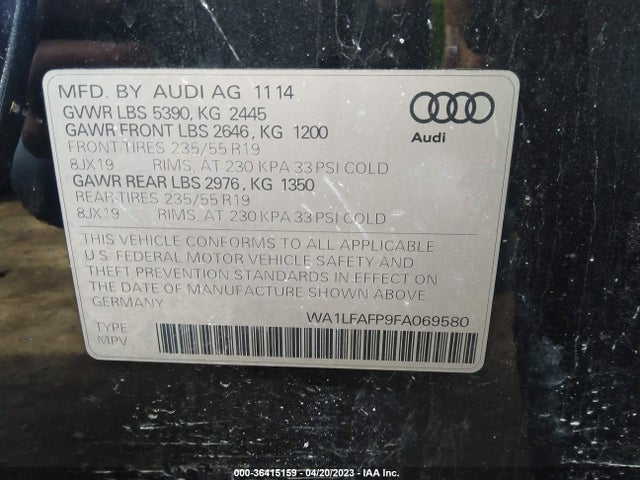 WA1LFAFP9FA069580 Audi Q5 Premium Plus